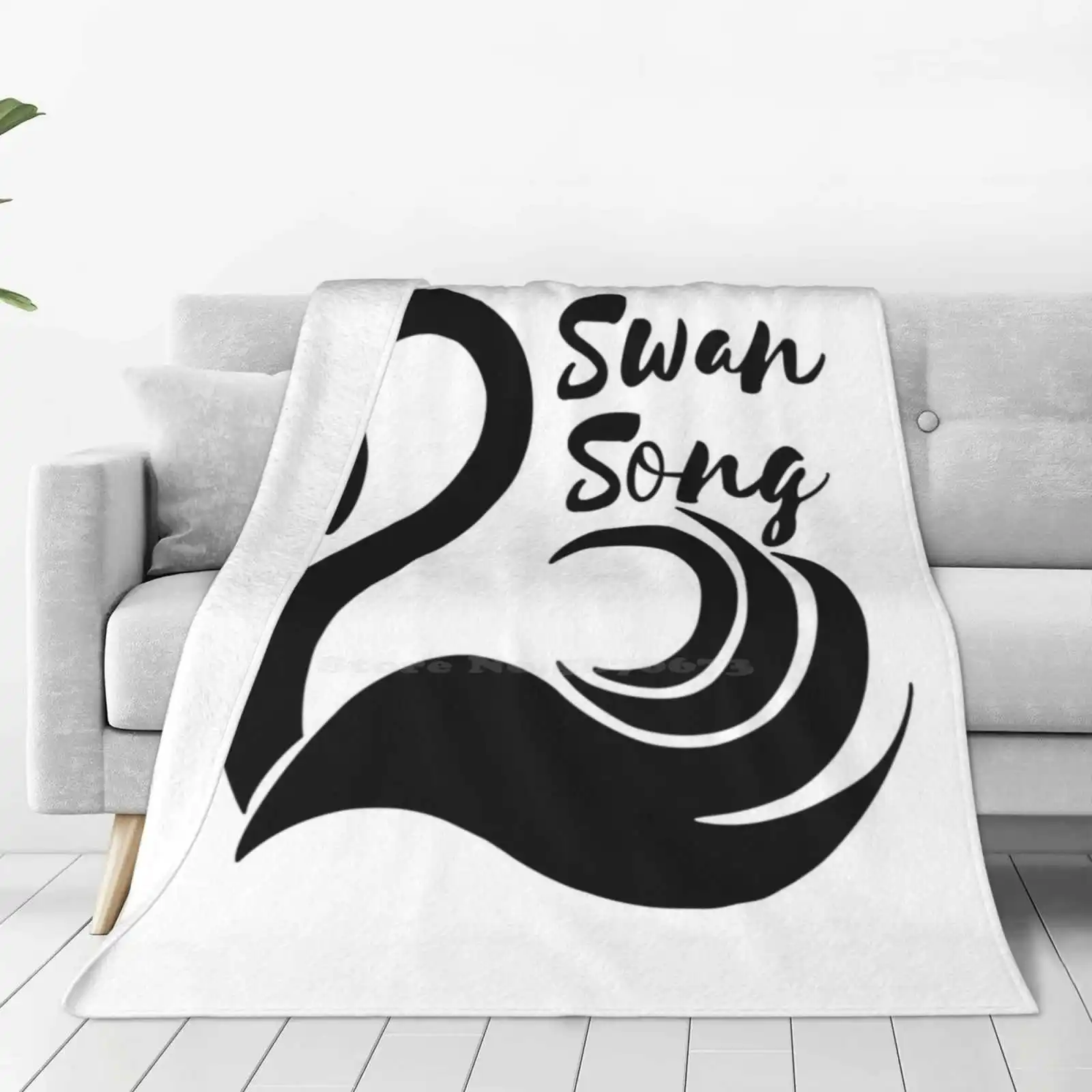 Новое поступление, Модное теплое фланелевое одеяло с изображением черного лебедя, в стиле Kotlc Keeper Of The Lost city, в стиле Black Swan Song