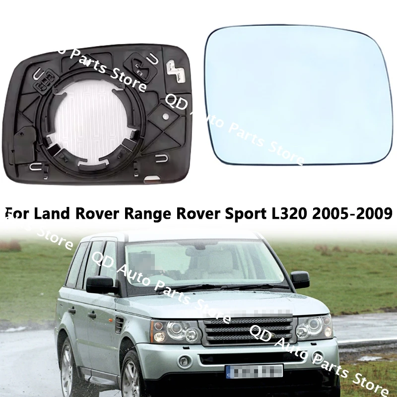 LR017070 LR017067 For Land Rover Range Rover Sport L320 2005-2009 Rearview Mirror Lens Glass With Heating