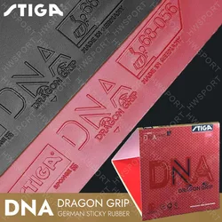 STIGA DNA Dragon Grip Table Tennis Rubber Made In Germany Sticky Ping Pong Rubber Sheet with Pre-tuned Cake Sponge