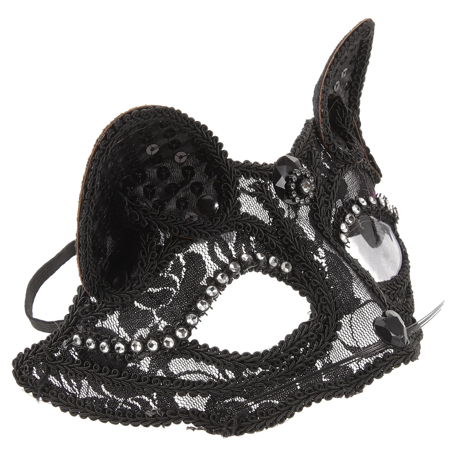 Facial Mask Masquerade Ball Masks Cosplay Decorate Carnival Party Half-face Miss