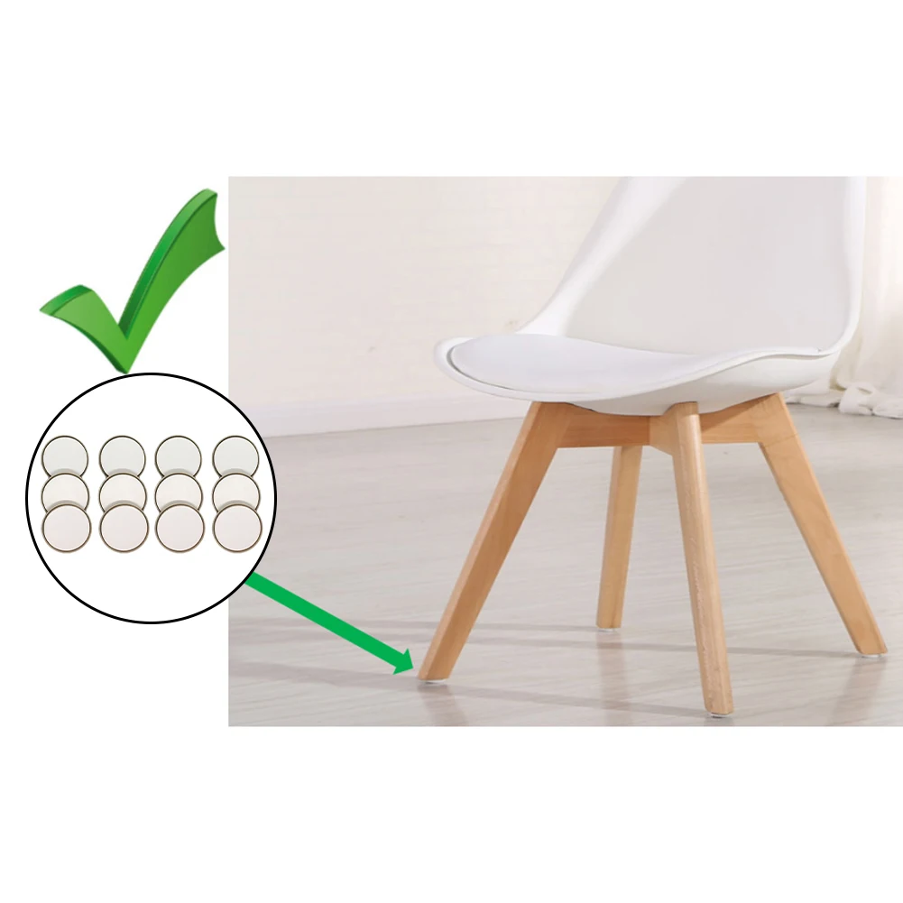 Twelve Premium Sliding Foot Pads Designed To Facilitate Effortless Mobility With A Standard Size Of Fifty Millimeters