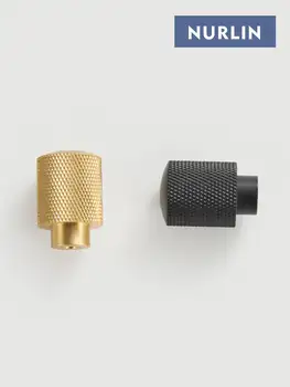 Mosazné úchytky skříněk Nurlin s diamantovým řezem a křížovým vroubkováním, zlaté a černé, úchytky pro skříňky, úchytky ve tvaru T, délka 500 mm, dostupné v kuchyni 10 nejlepší prodej zlaté úchytky skříněk - №2