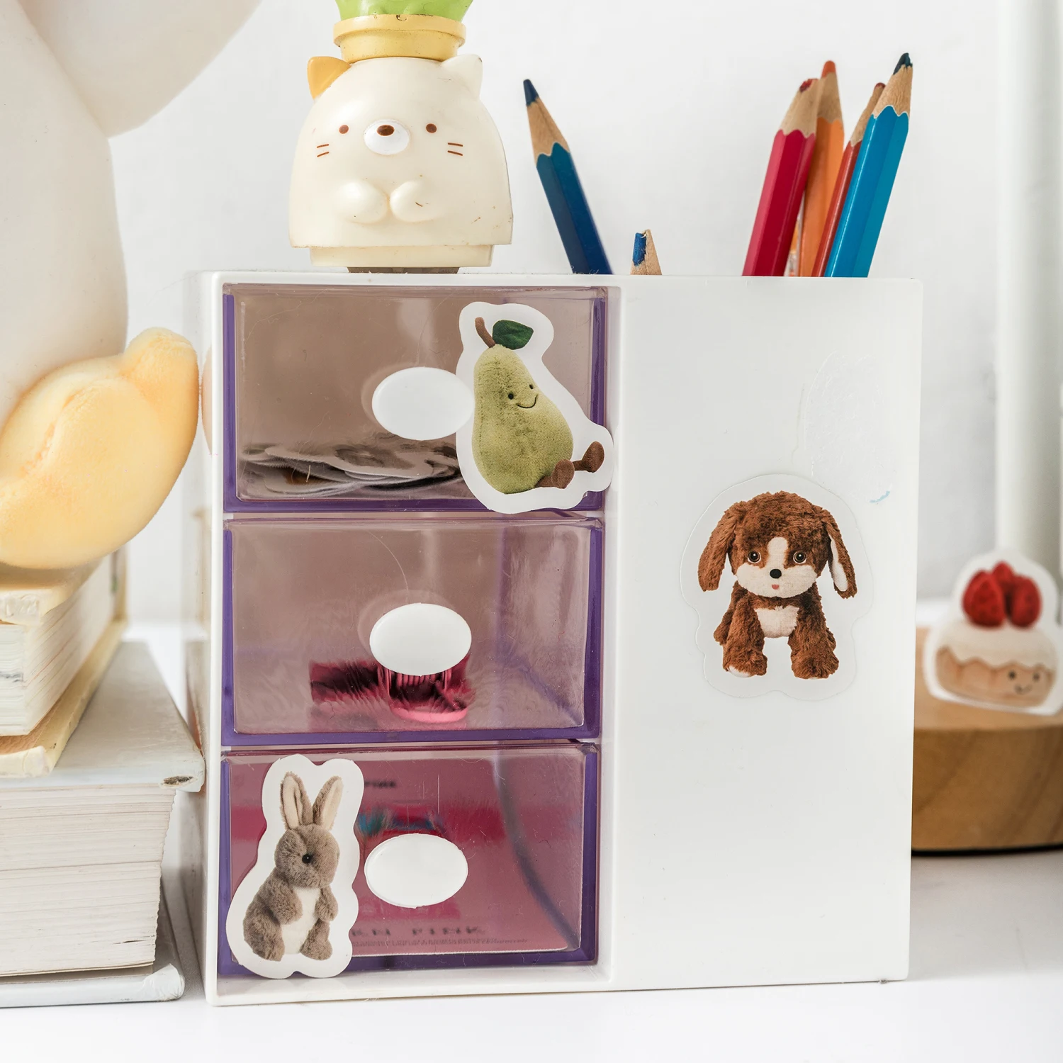 Plüsch Party Box Aufkleber