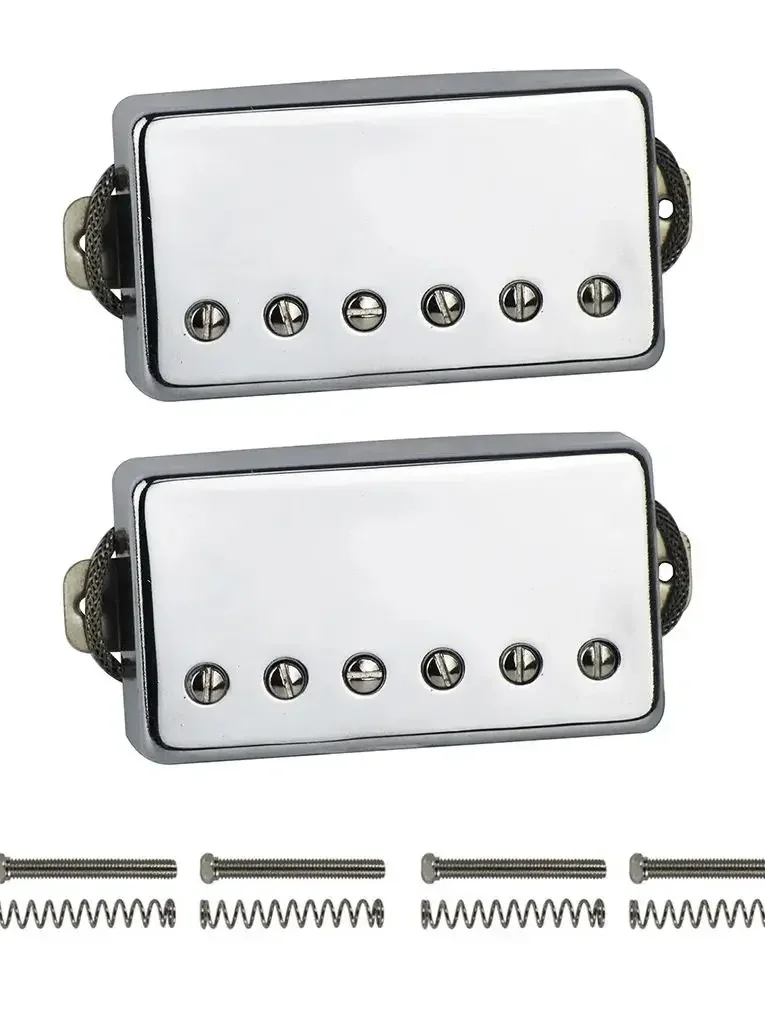 

Музыкальный магазин Yue Yun Alnico5, набор звукоснимателей для электрогитары, хамбакера, хромированное золото, звукосниматели для грифа и бриджа для LP, аксессуары для гитары