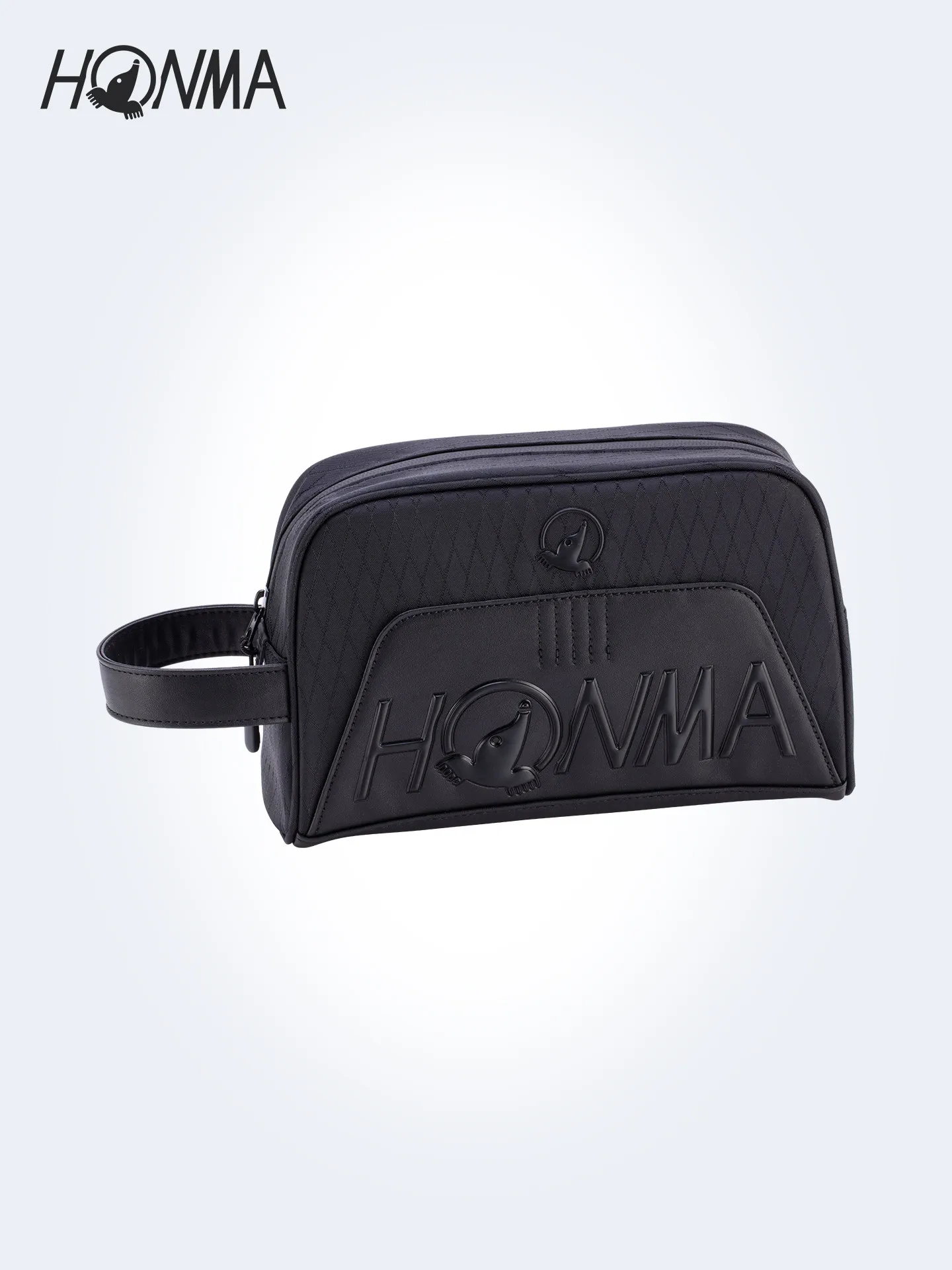 HONMA Golf Clutch Bag PB12612 Hand Carry Toiletry Pouch Knit Fabric Accessory Organizer Travel Bag