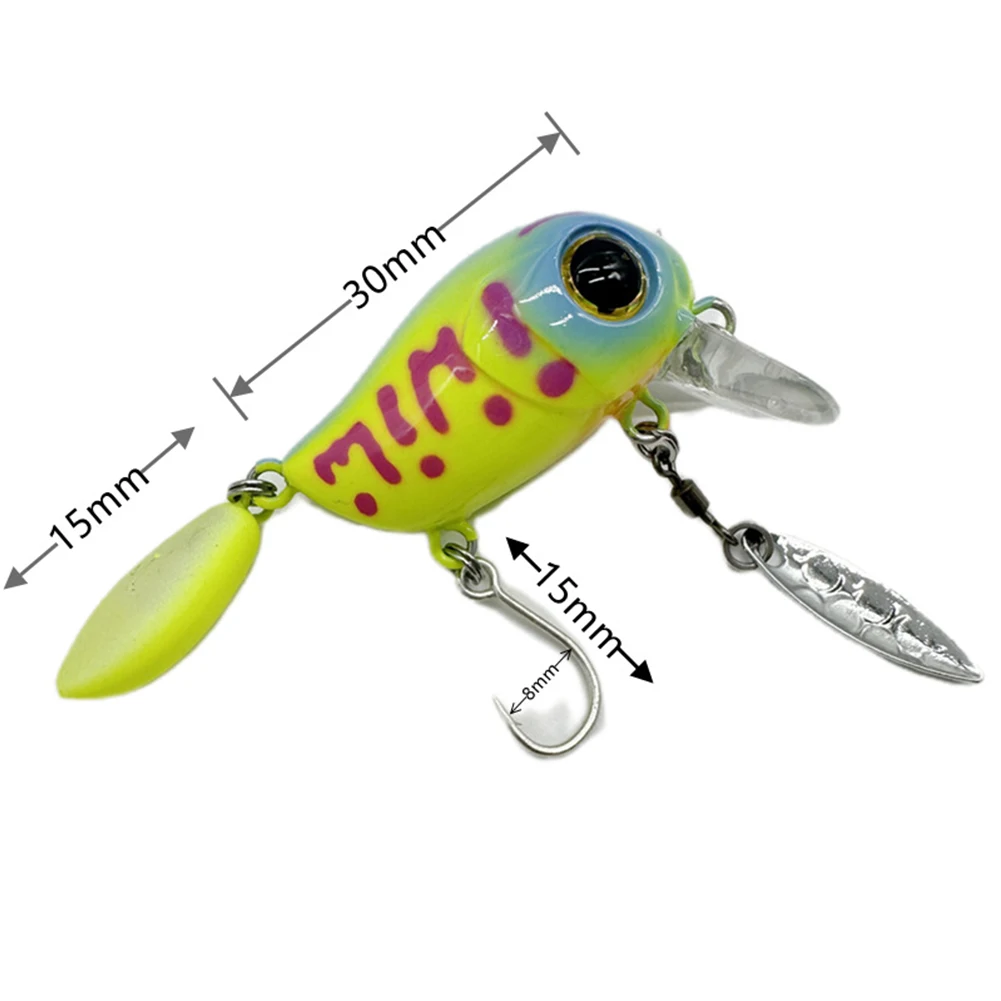 2g 30mm Floating Minnow Top Water Hard Bait Floating Mino Tilapia Knotty Crankbait Fishing Lure Fishing Tool