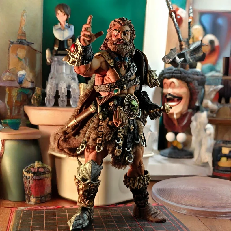 

Four Horsemen Studios Mythic Legion 1:12 Rising Son Undead Skeleton Spearman Warrior Star Bear Wave Action Figure For Collectors