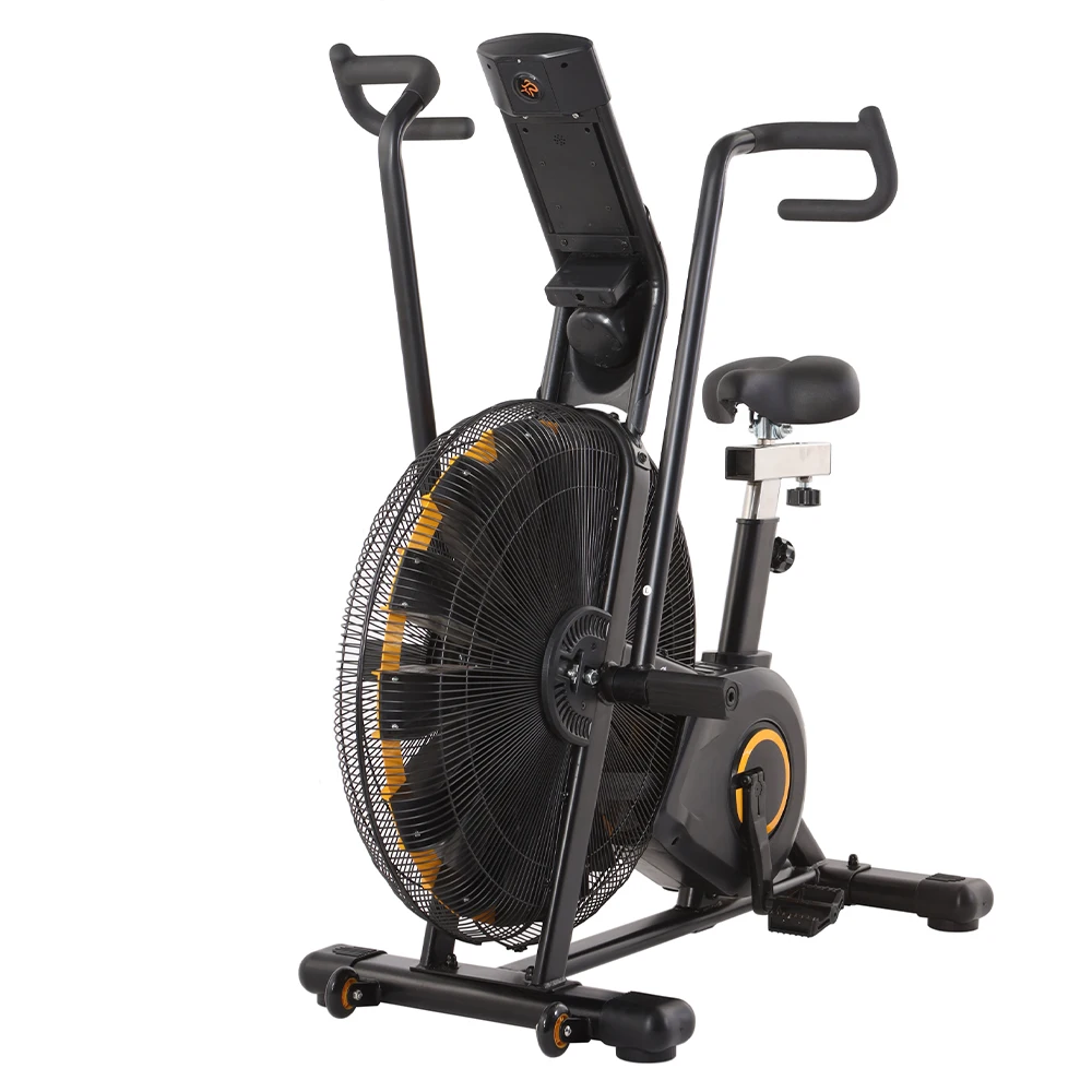 Commerciële Apparatuur Rechtop Indoor Cycling Stationaire Spin Fiets Gym Airbike Fitness Fan Oefening Air Fiets