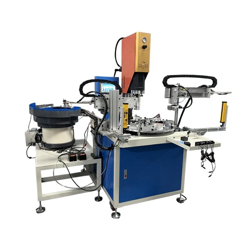 Automatic loading and unloading turntable ultrasonic welding machine, turntable automatic ultrasonic welding equipment