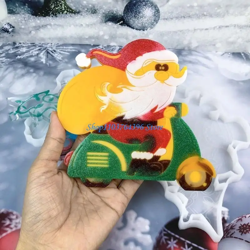 

Креативная декоративная форма, формы для скульптуры животных, инструмент для орнамента ручной работы, Рождественская серия, для