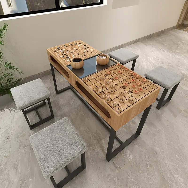 Multifunctional chess Chess and card club special chess  Go table dual-purpose kindergarten chessboard