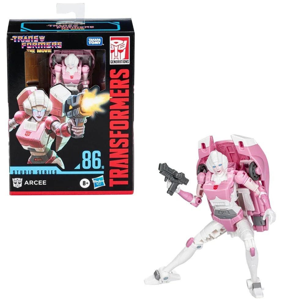 Hasbro Transformers Toys Studio Series The Movie Deluxe Class SS86-16 Arcee  4.5-inch Action Figure for Boys and Girls