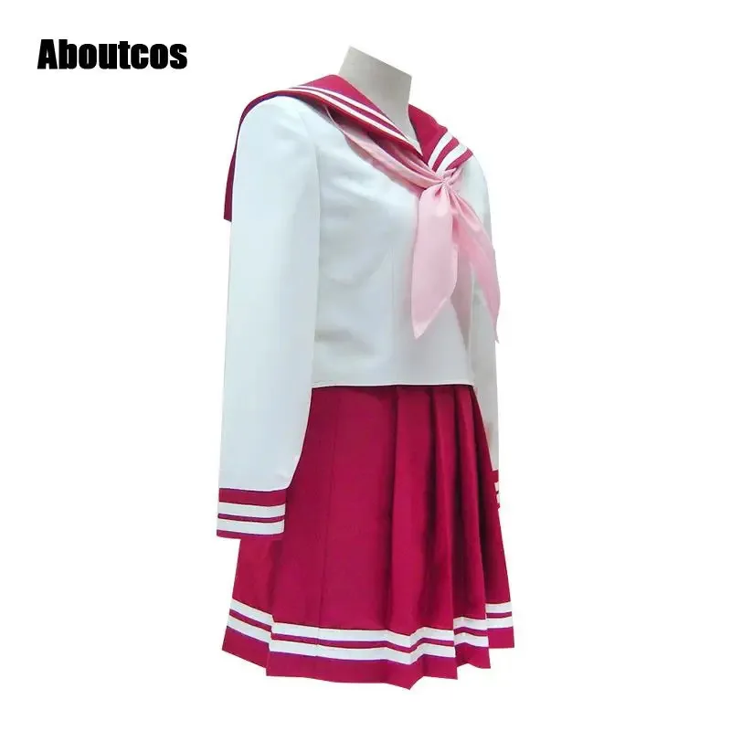 Aboutcos Anime Lucky Star Konata Izumi Cosplay Peruca JK Uniforme Ternos