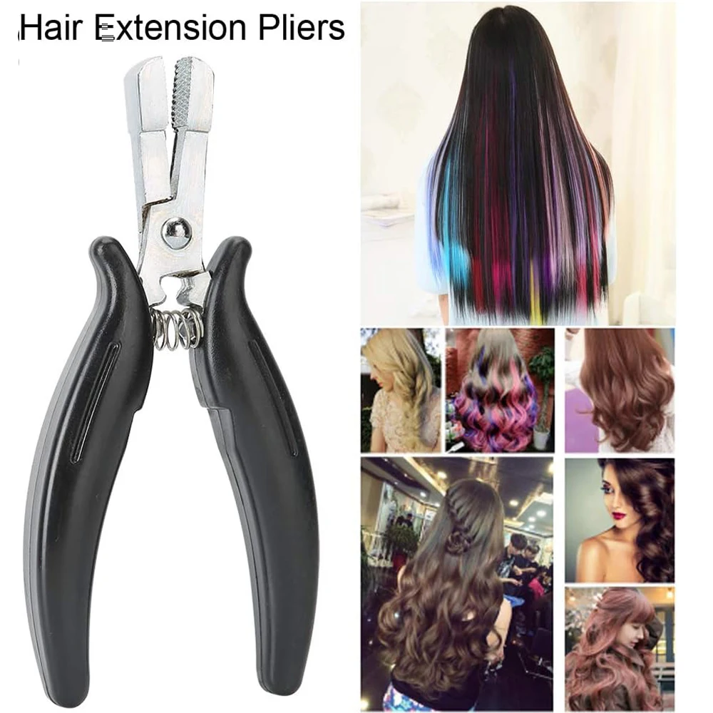 

Extensions Tape Sealing Fusion Hair Extension Pliers For Micro Rings Beads Professional Hair Extension Remove Tool For Keratin H