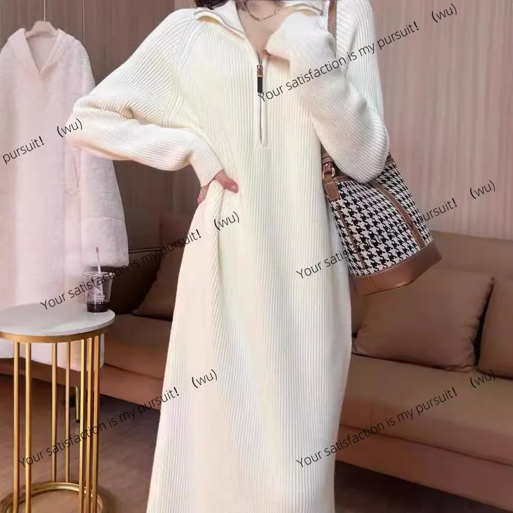

High-end super good-looking medium and long styles with coats, sweaters, skirts for women over the knee, bottom-up knitted