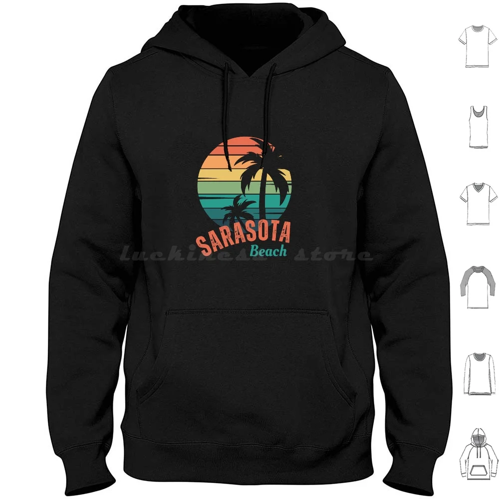 Sarasota Beach , #beachbound , Forever Sunset , Beach Life , Ocean View , Forever Chasing Sunset Hoodies Long Sleeve