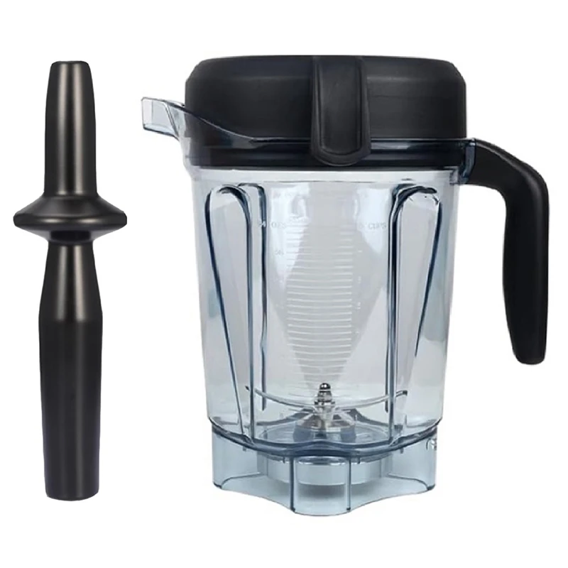 

Blender Pitcher 64Oz Low-Profile With Tamper,For Vitamix 750 5200 5000 6300 7500 Vm0102 Vm0103 Classic/Commercial Etc