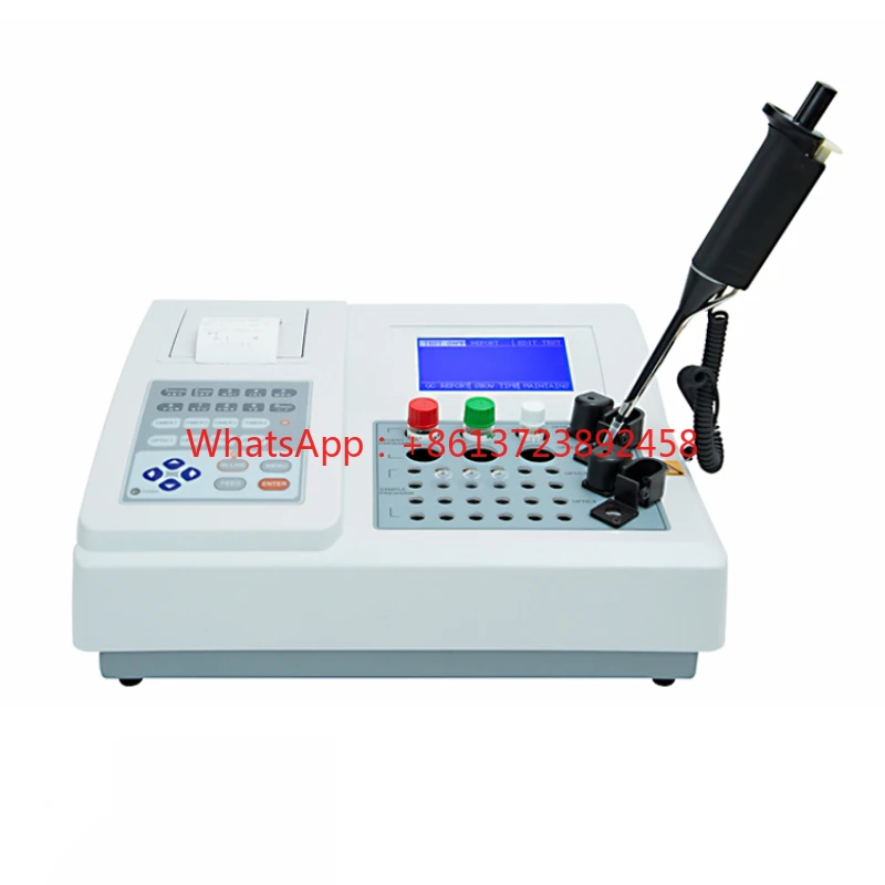 

Clinical Lab Chemistry Coagulation Analyzer Coagulometer Analyzer for Medical Diagnosis Equipment