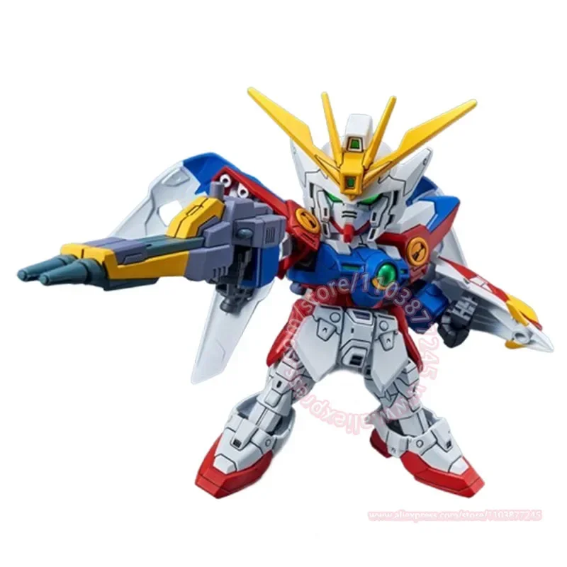 BANDAI SD EX-STANDARD XXXG-00W0 WING GUNDAM ZERO SDEX 018 BB Warrior Cartoon Model Movable Figure Assembly Toy Gift Decoration