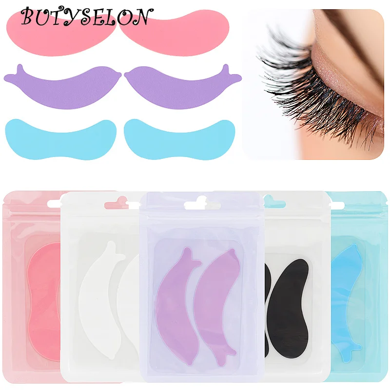 1 Pairs Eyelash Lifting Silicone Stripe Soft Lashlift Curlers Pads Eye Lash Extension Perm Ribbon Sticky Tape Patch Makeup Tools