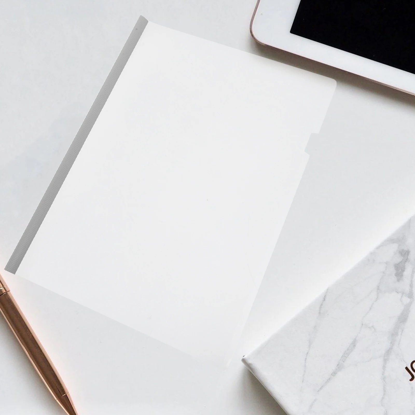 20 قطعة مجلد مستندات مثلث A4 منظم الملفات الشريحة قبضة ملزمة القضبان ل التقارير أوراق إيصالات تخزين مكتب المدرسة