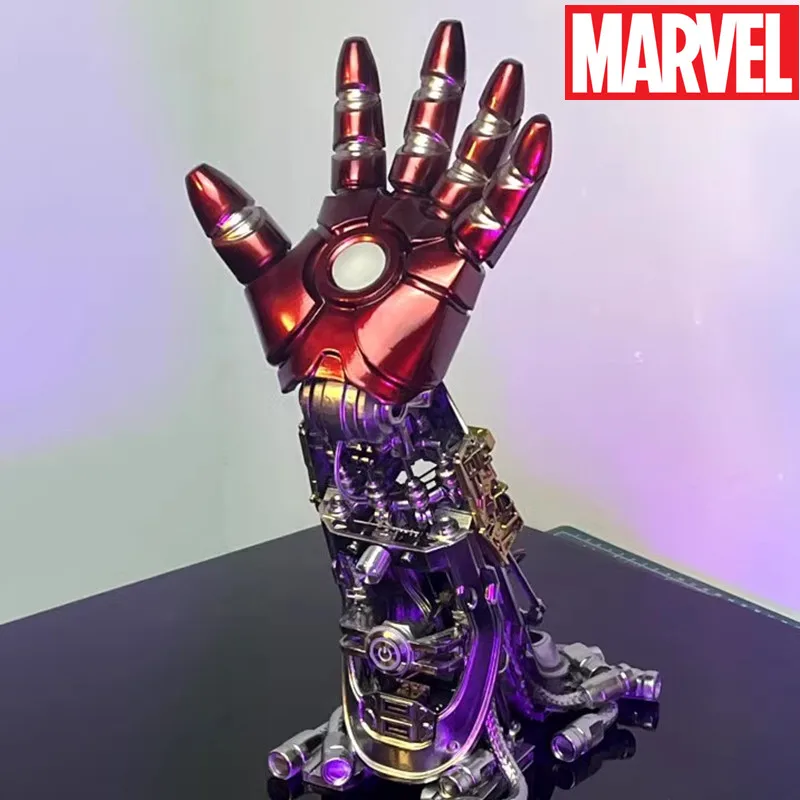 Pl-Mk2a Marvel Iron Man Arm Movable Table Lamp Led Figure Model Toy Ark Reactor Marvel Arm Hand Sense Of Technology Gift Toy