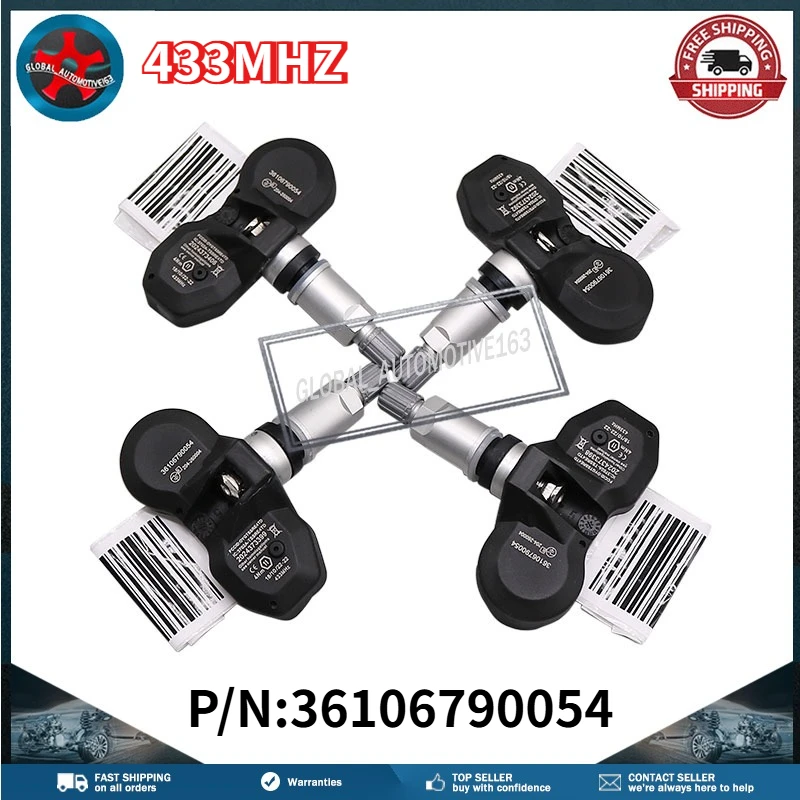 36106790054-タイヤ空気圧監視センサー-433mhz-bmw-1シリーズ-[e80]-5シリーズ-[f10]-5シリーズ-gt-[f07]-アルピナ-d5-d5-バイターボ用