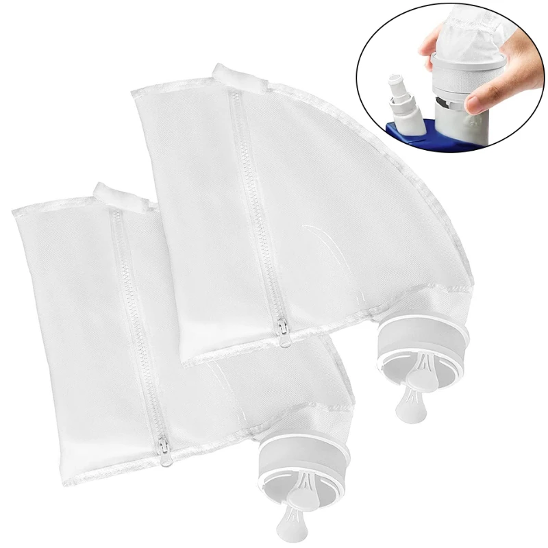 

1/2Pcs Zippered Bag Pool Cleaner Bags All Purpose Filter Bag For Polaris 280 480 K13 K16 Swimming Pool Cleaner Bags Accessories