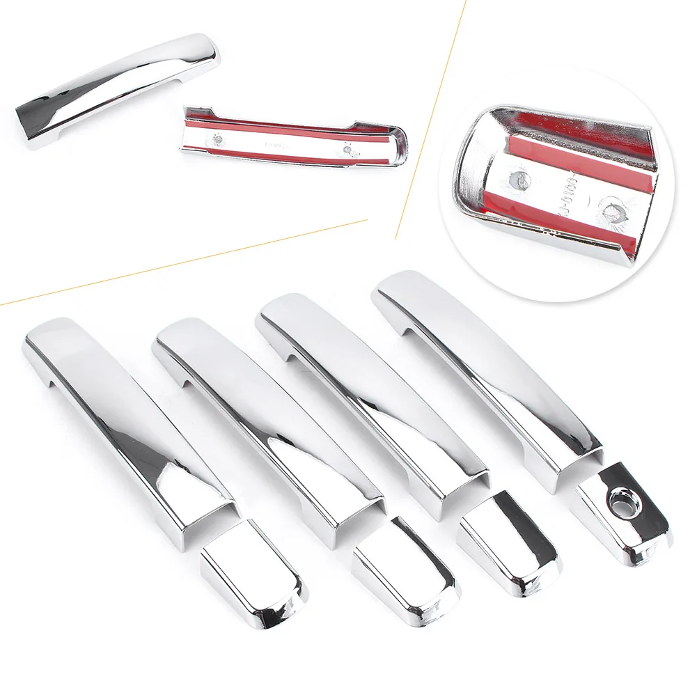 Chrome Auto Car Side Door Handle Covers Trim for Nissan Maxima Altima Sentra Frontier Quest Qashqai Automobile Accessories