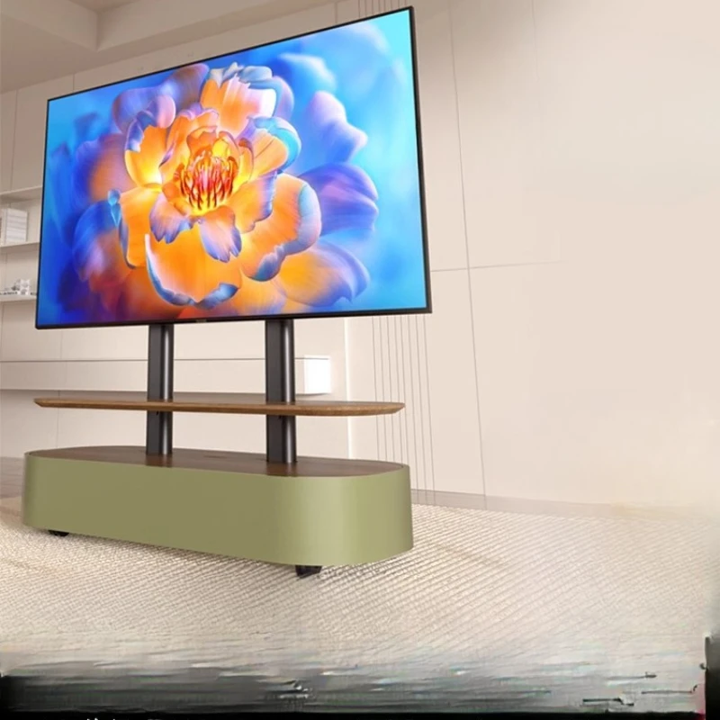 

Mobile Electric Lift Home Living Room Multifunctional TV Stand with Wheels TV Cabinet