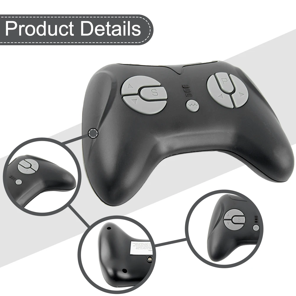 Remote Control For Electric Riding Car 13x10cm/5.12x3.94inch Battery Powered Black for durable For HY2025RX-12V