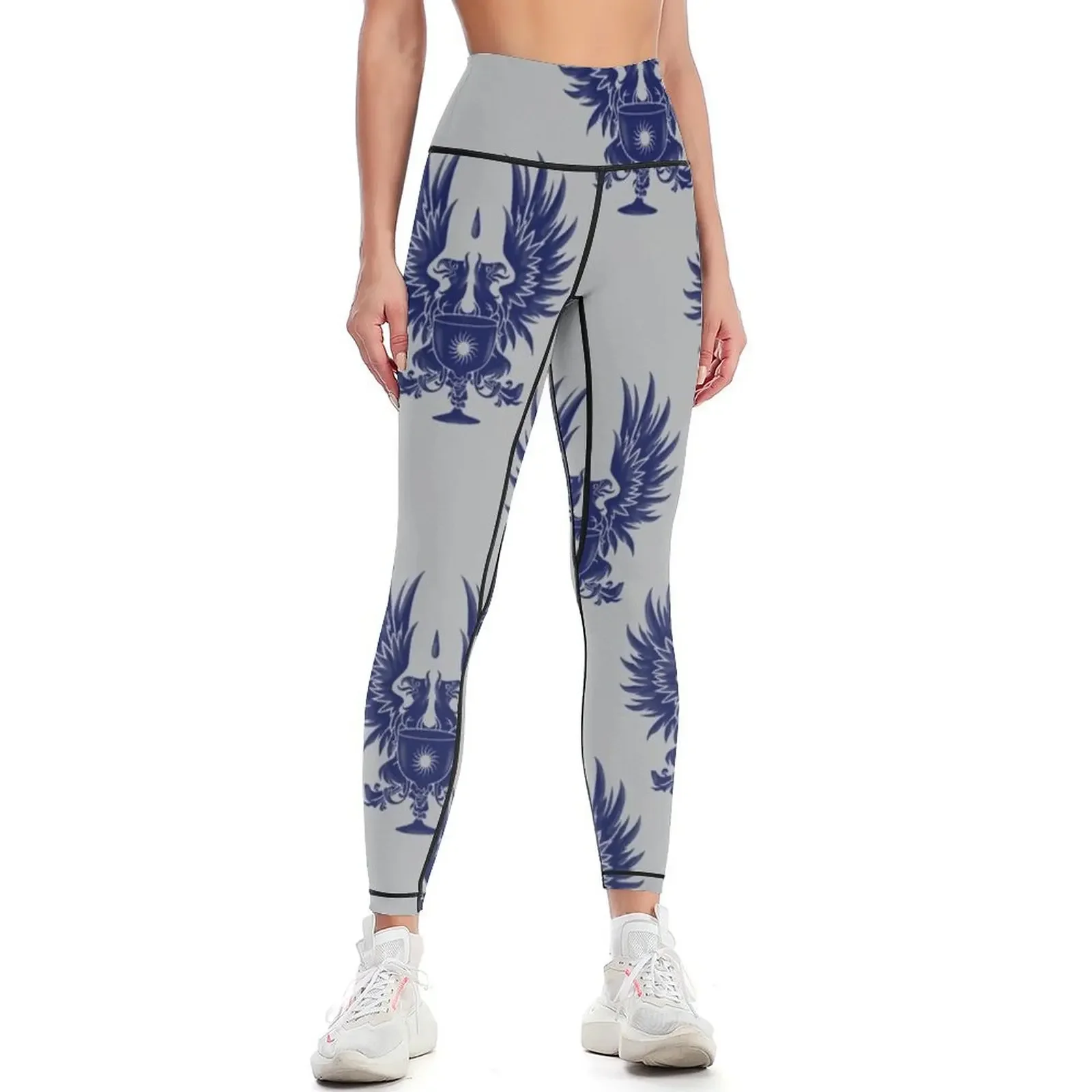 

Grey wardens Leggings gym's sportswear gym wear sport set Tight fitting woman Womens Leggings