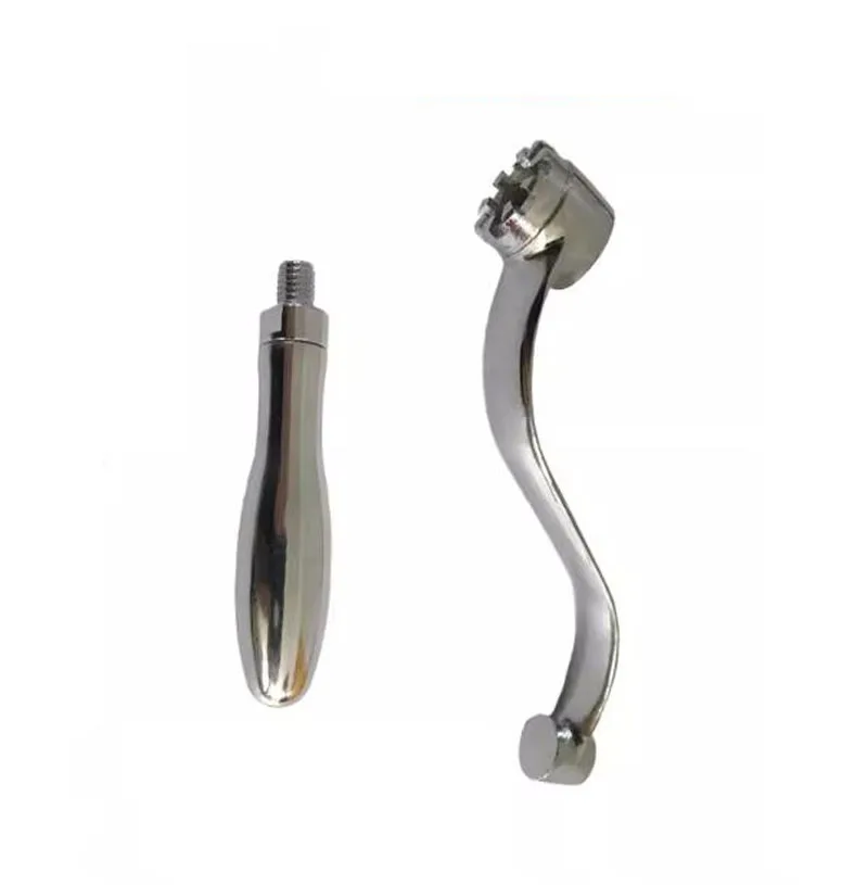 7-Teeth Elevating Crank Handle olive handle for Vertical Turret milling machine Accessories