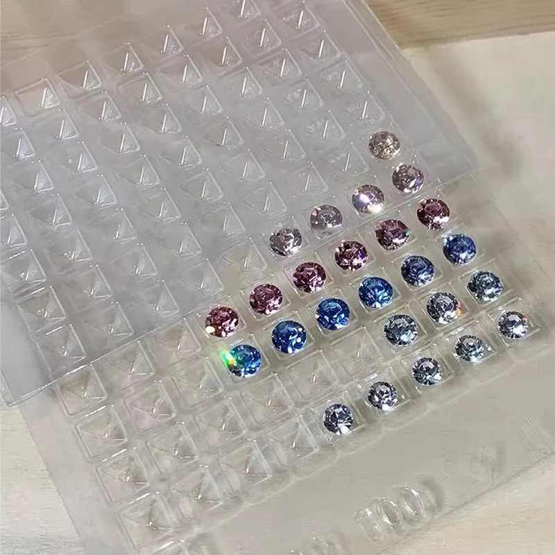 Pull Out Nail Accessory Storage Box Wearing Armor Storage Box Diamond Box Packaging Box Gem Box Nail Salon Display Tools