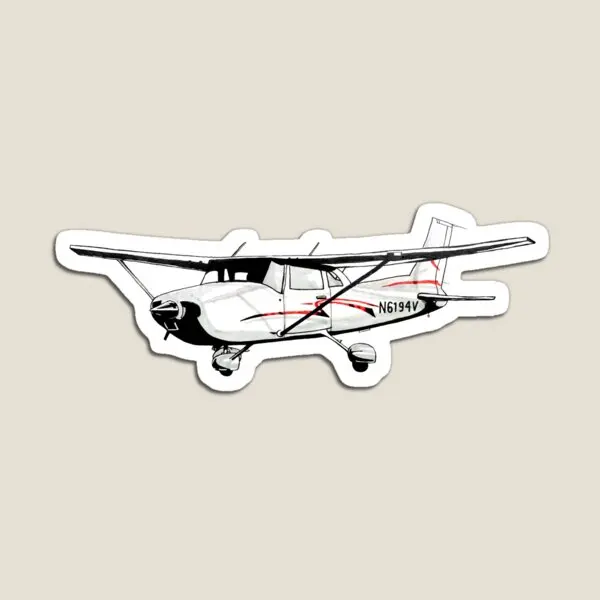 Cessna 172  Magnet for Fridge Organizer Decor Home Cute Holder Stickers Magnetic Toy Kids Colorful Children Funny Baby