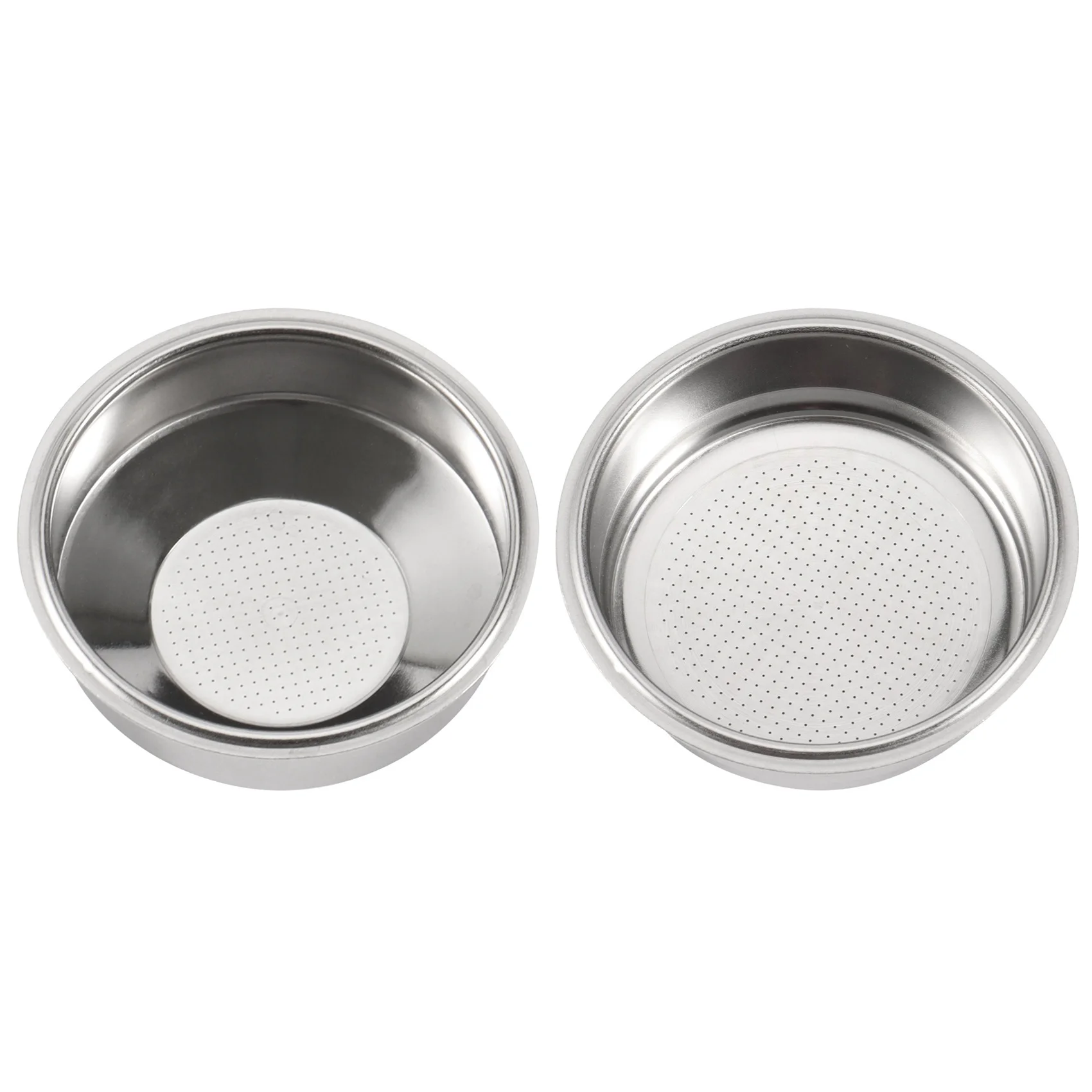 Filtro per caffè A68M-2X, cestello per tazza con filtro per caffè in acciaio inossidabile da 51 mm, filtri per caffettiera senza pressione A e B