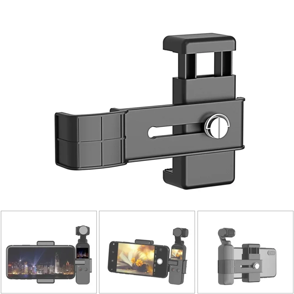 

for DJI OSMO Pocket 2 Mobile Phone Fixing Bracket ABS Material Body Connection Fixing Clip Stand for DJI Pocket Accessories