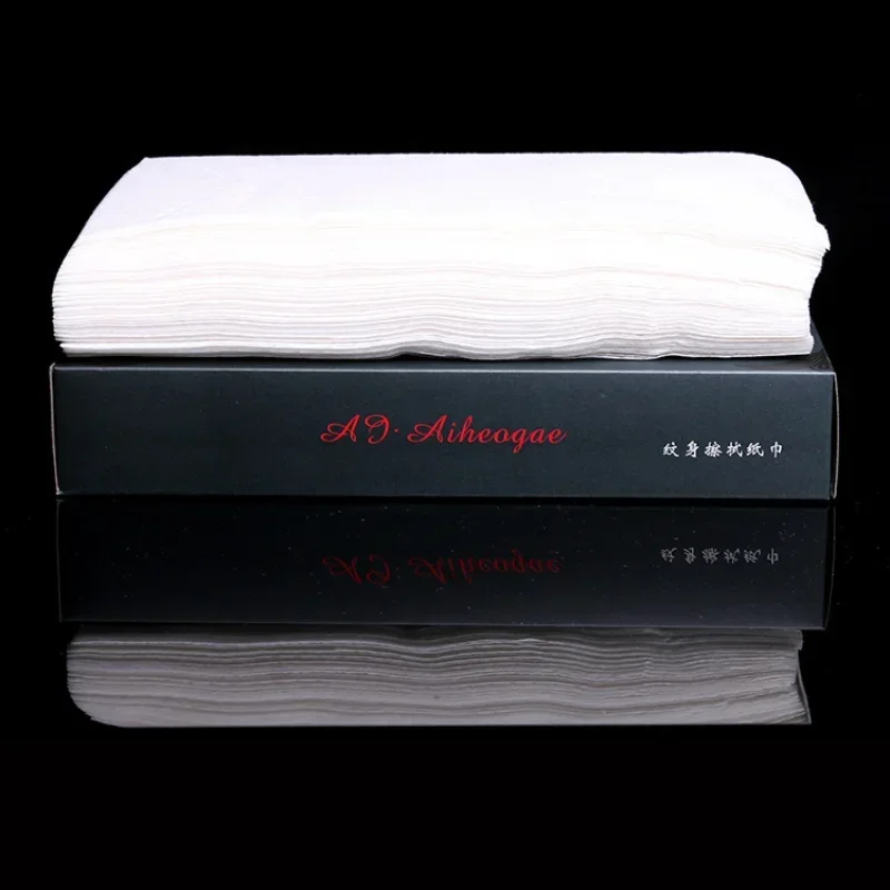 

Tattoo Wipe Paper Disposable Strong Water Absorption Soft Cotton Tattoo Skin Cleansing Towel Tissue 70pcs/box