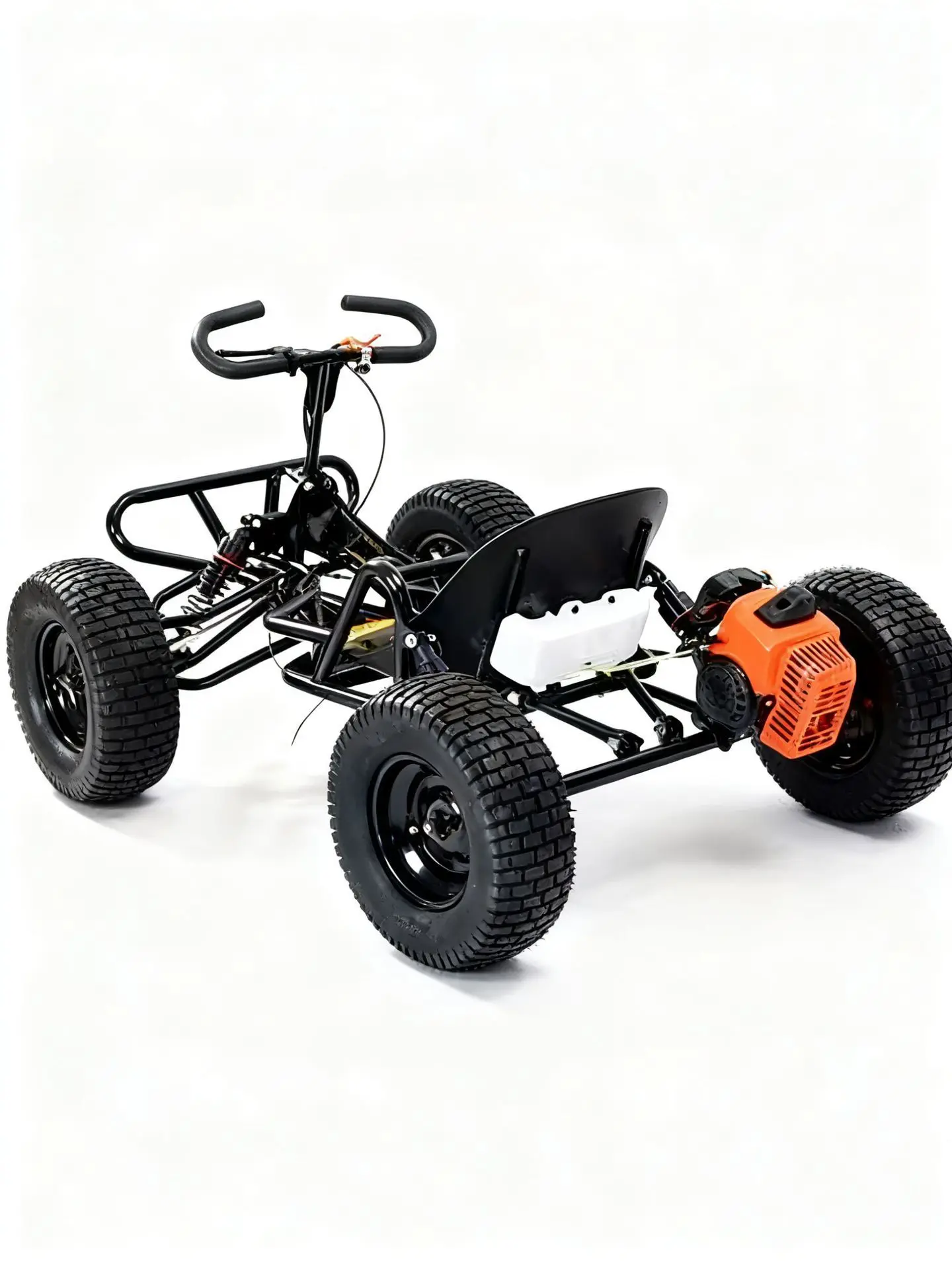 New Gas Pedal Go Kart All-Terrain UTV Beach Drifting Bike with Two-Stroke Engine 35km/h Speed for Outdoor Adventures