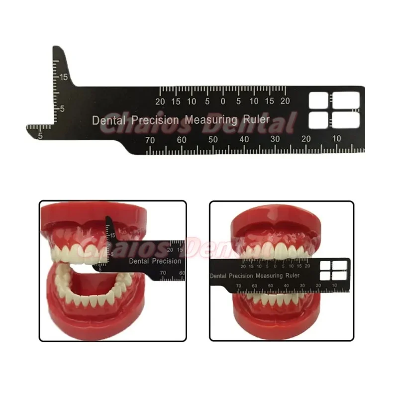 2 pçs/lote autoclave dental precisão medição régua dente lacuna fotografia ferramenta médica span medida escala instrumentos endodonticos