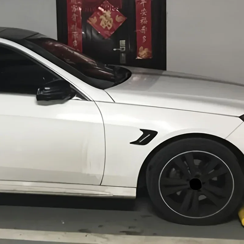 Universelle Auto-Haifischschwangen-Seiten-/Motorhauben-Luftauslass-Dekorationsaufkleber Zierleisten-Abdeckung Auto-Styling – Detail 6