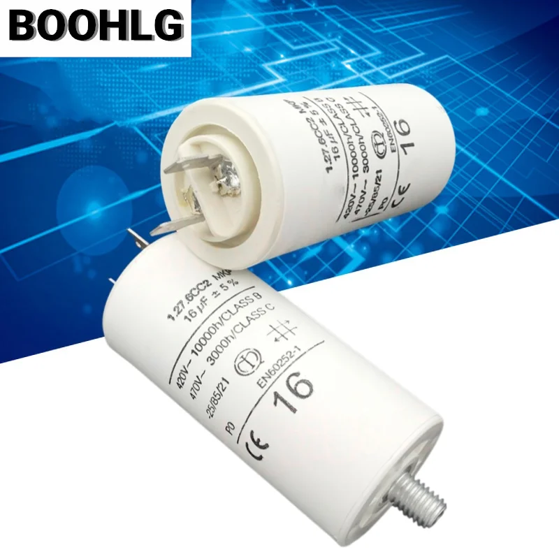 1 buah kapasitor awal 1.27.6CC2 MKP 16uF