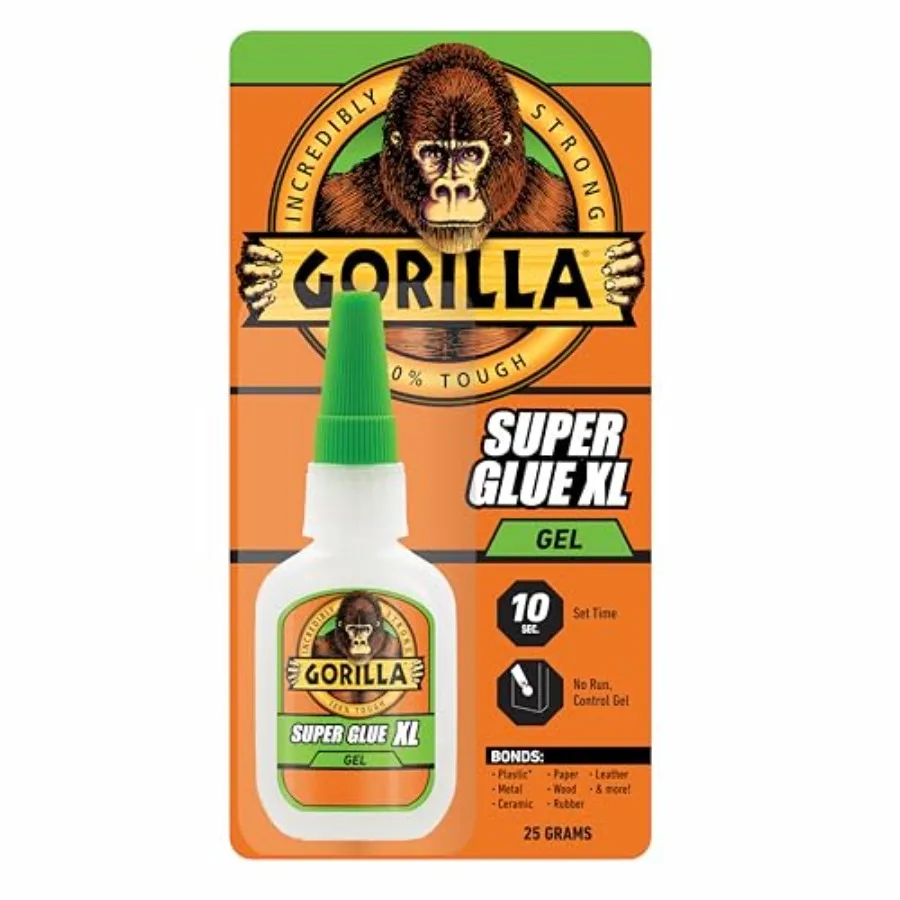 Super Glue Gel XL, Clear 25g Pack of 1 - Fast‑Setting, No‑Drip Control for Precise All‑Purpose Repairs