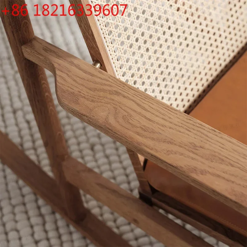 TAO Nap recliner, designer backrest, free chair, retro rattan chair