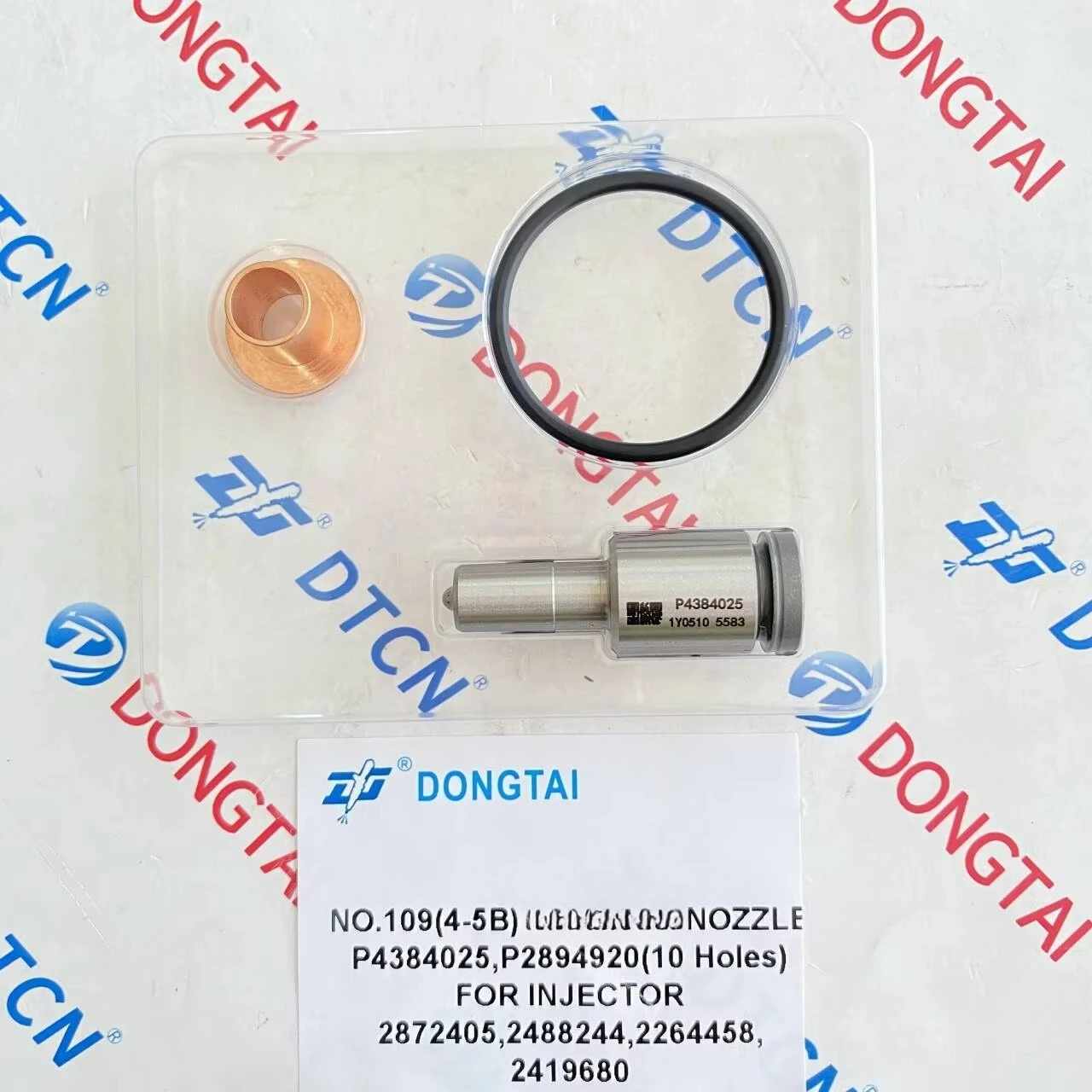 NO.109(4-5B) NOZZLE P4384025,P2894920 (10 Holes) for  INJECTOR 2872405,2488244,2264458,2419680