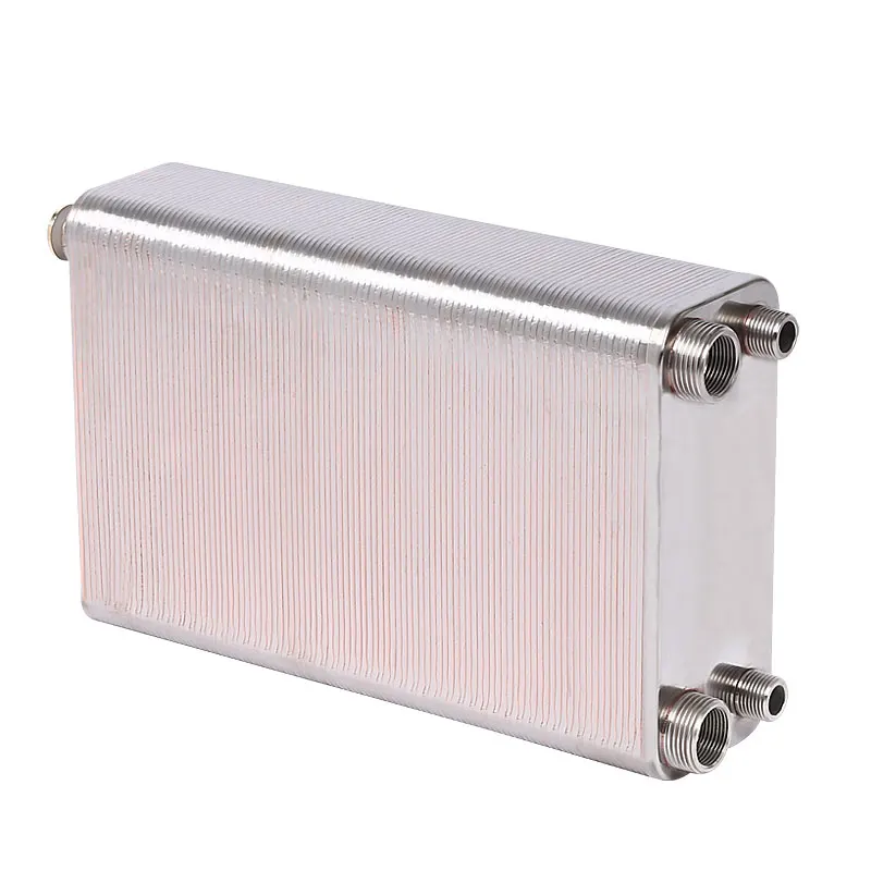 

Brazing plate type over water heat exchanger radiator 304 stainless steel heat exchanger can take a bath for home and industry