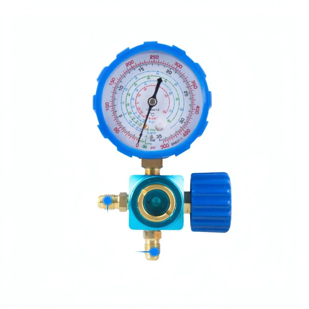 Refrigerant Diagnostic Pressure Gauge For For Hongsen R410 R22 R134a Air Conditioning Repair Maintenance Tool Visual Meter