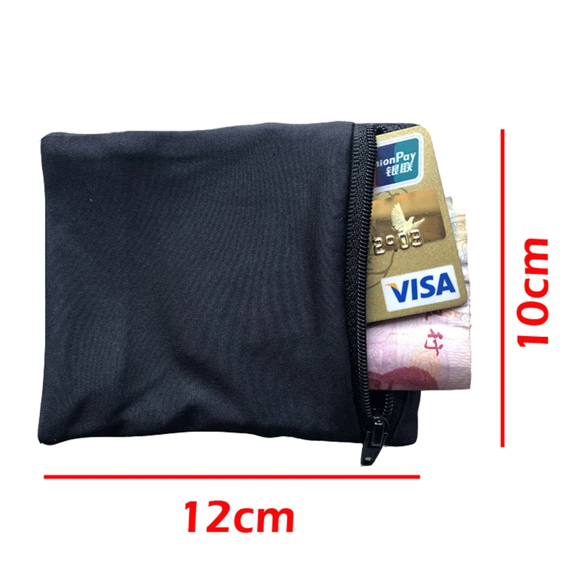 Borse da polso di piccole dimensioni comoda custodia da polso per carte elastiche per esterni