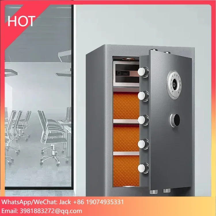 Bank Money Steel Deposit Safe Box Metal Fireproof Home Office Mechanical Money Laptop Safe