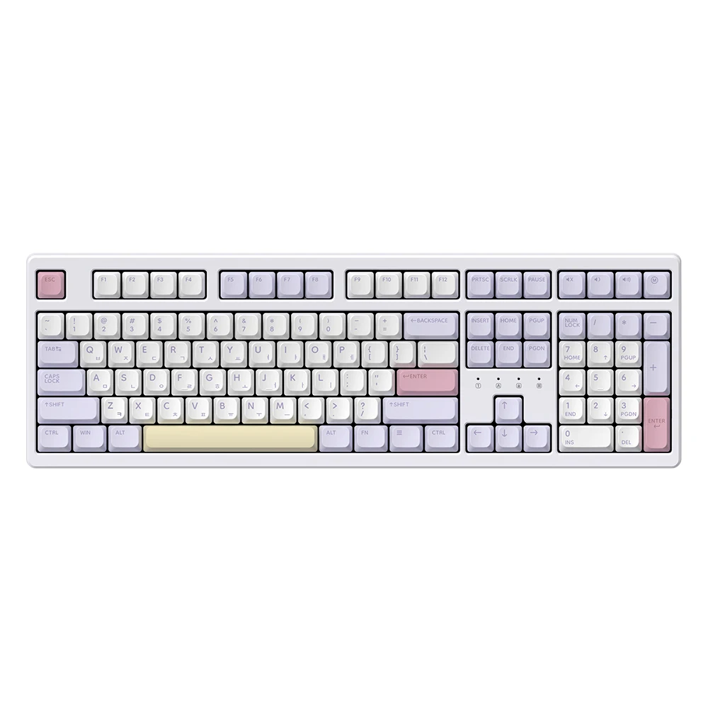 한성컴퓨터 TFG Cloud Max CF 듀얼8K 유무선 가스켓 게이밍 기계식키보드 (동그리)